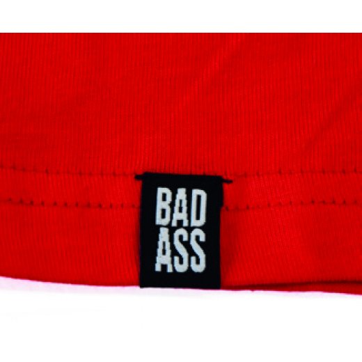 BAD ASS T-shirt Double Neck - model 02 RED - L