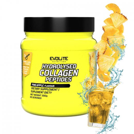 Evolite Nutrition Hydrolyzed Collagen Peptides 300g Pineapple
