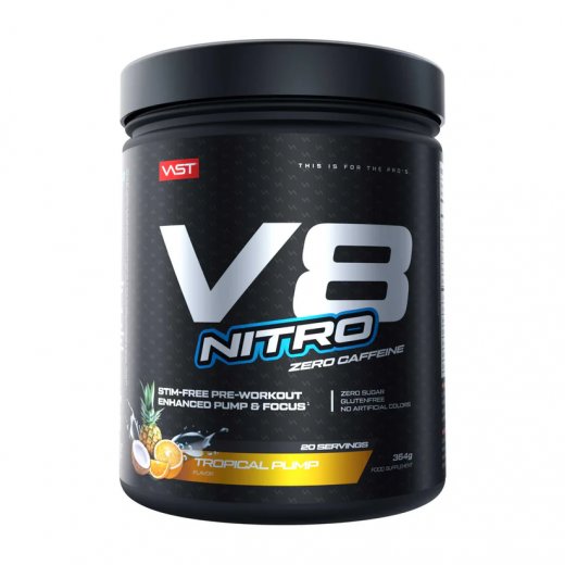 Vast Sports V8 Nitro Zero Caffeine 364g