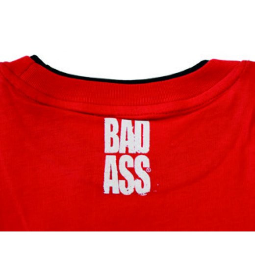 BAD ASS T-shirt Double Neck - model 01 RED - S