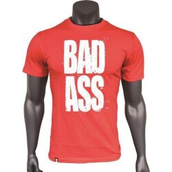 BAD ASS T-shirt Double Neck - model 01 RED - XL