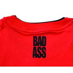 BAD ASS T-shirt Double Neck - model 02 RED - M