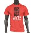 BAD ASS T-shirt Double Neck - model 02 RED - M