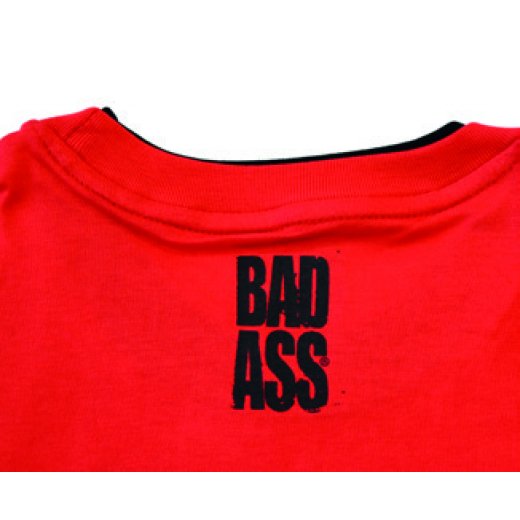 BAD ASS T-shirt Double Neck - model 02 RED - L