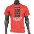 BAD ASS T-shirt Double Neck - model 02 RED - L
