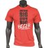 BAD ASS T-shirt Double Neck - model 02 RED - XL