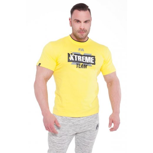 FA Nutrition T-Shirt XTREME TEAM - Yellow