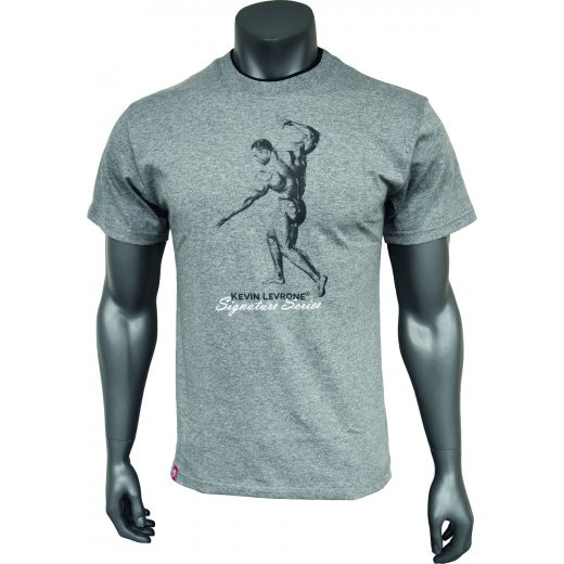 Kevin Levrone Signature Series Double Neck T-Shirt - Model 01 - Grey S