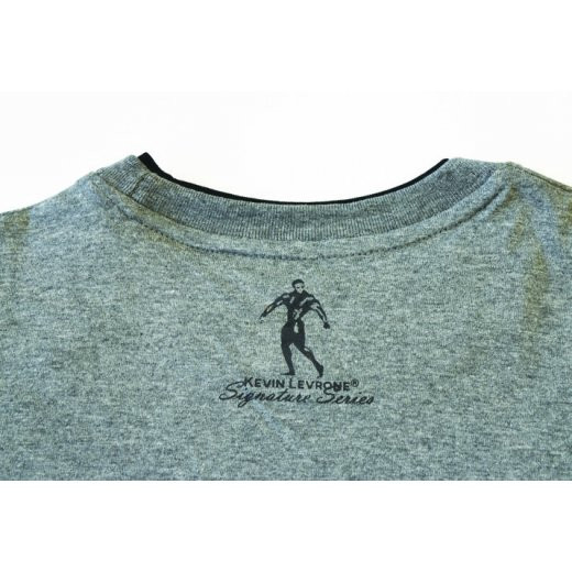 Kevin Levrone Signature Series Double Neck T-Shirt - Model 01 - Grey L