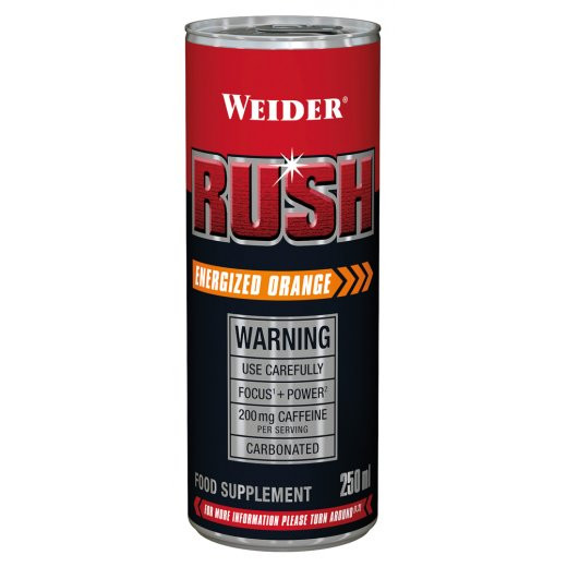 Weider Rush 250ml - Energized Orange