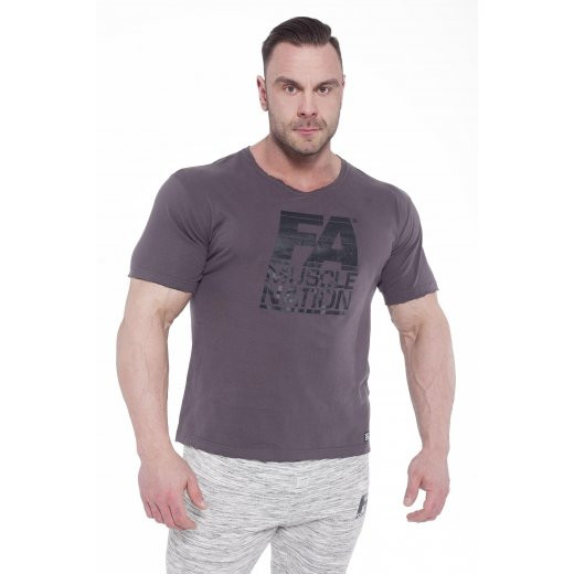 FA Muscle Nation T-shirt 01 Basic Washed Grey