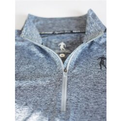Kevin Levrone Longsleeve 01 LW Half-Zip Grey