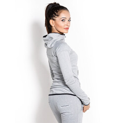 Kevin Levrone Hoodie Jacket 01 LW Melange Grey