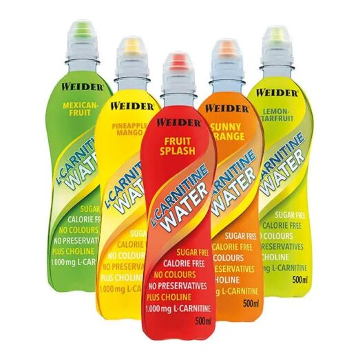 Weider L-Carnitine Water 500ml - Lemon Starfruit EWP