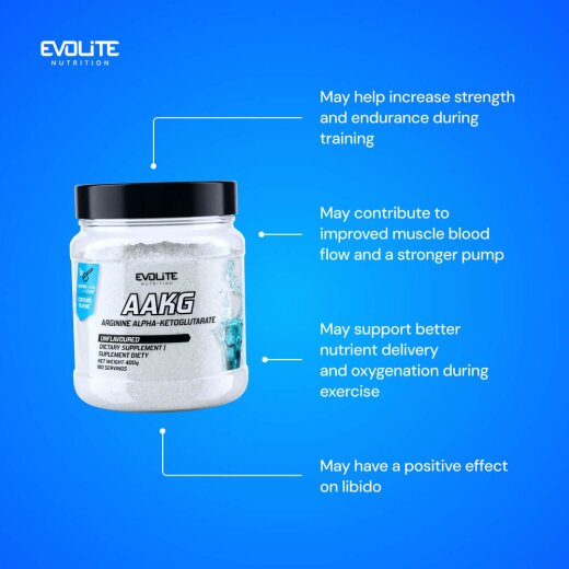 Evolite Nutrition AAKG Arginine 400g