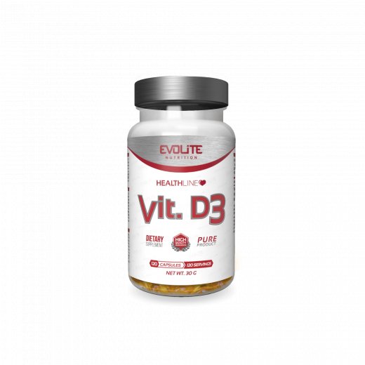 Evolite Nutrition Vitamin D3 - 120caps