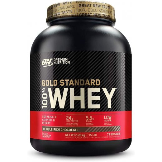Optimum Nutrition Gold Standard 100% Whey 2,27kg - Double Rich Chocolate