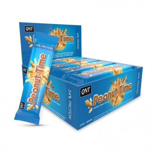 QNT Peanut Time - Caramel Peanut 60g 12er Pack
