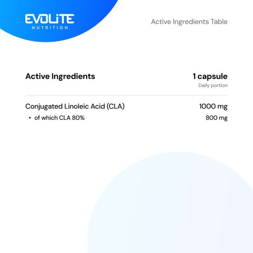 Evolite Nutrition CLA 100Caps