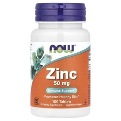 Now Foods Zinc 50mg 100Tabs