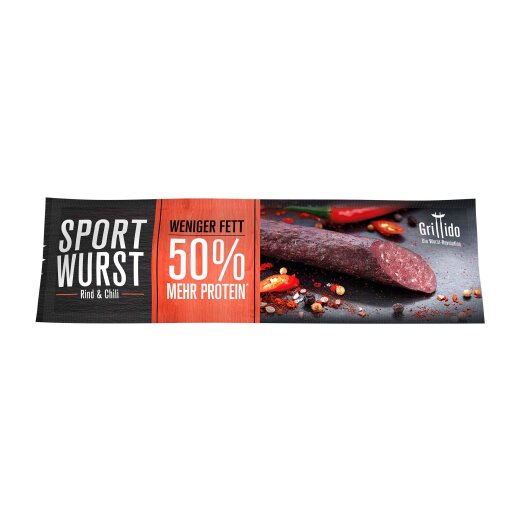 Grillido Sportwurst Rind&Chili 20g