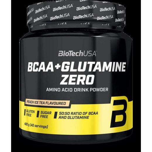 BioTech USA BCAA+Glutamine Zero 480g