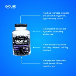 Evolite Nutrition Creatine Monohydrate Xtreme 60caps