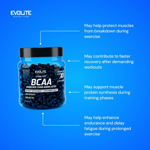 Evolite Nutrition BCAA 2:1:1 Xtreme 300caps