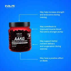 Evolite Nutrition AAKG Arginine Xtreme 300caps