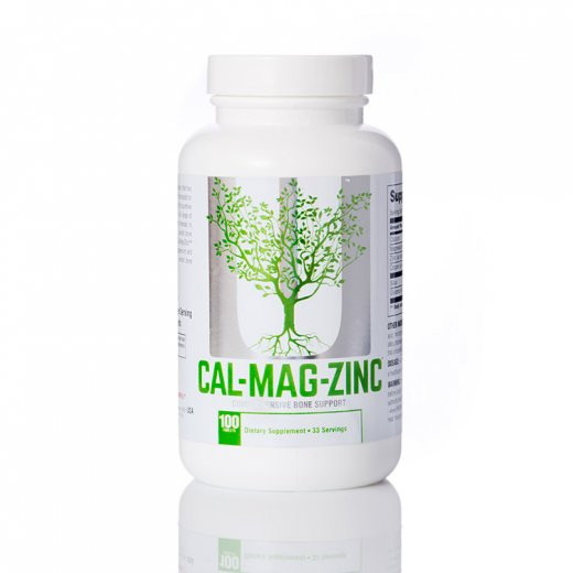 Universal Nutrition Calcium Zinc Magnesium - 100tabs