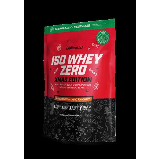 BioTech USA Iso Whey Zero Xmas Edition 500g - salted caramel-almond