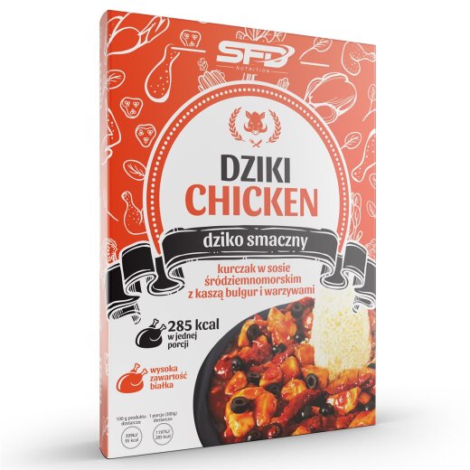 SFD Chicken in Mediterranean sauce with bulgur and vegetables 300g