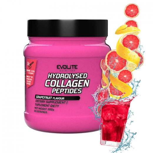 Evolite Nutrition Hydrolyzed Collagen Peptides 300g Grapefruit