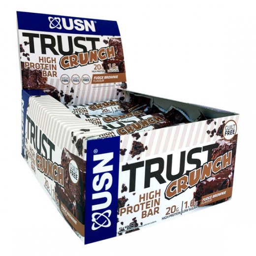 USN Trust Crunch 60g 12er Pack Triple Chocolate
