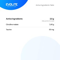 Evolite Nutrition Citrulline Malate Pure 300g