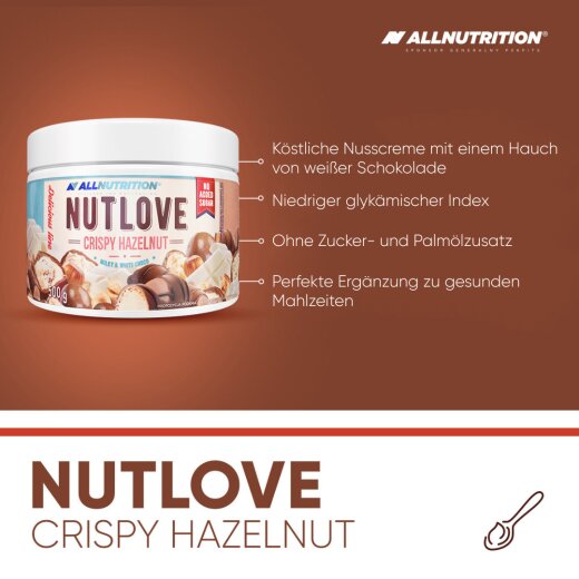 ALLNUTRITION Nutlove Crispy Hazelnut 500g