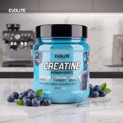 Evolite Nutrition Creatine Monohydrate 500g Blueberry