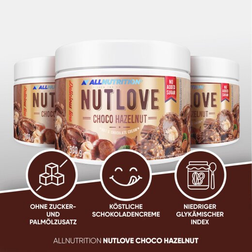 ALLNUTRITION Nutlove Choco Hazelnut 500g