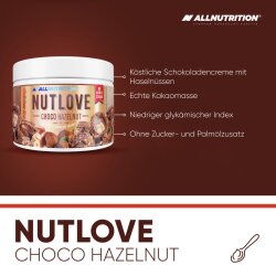 ALLNUTRITION Nutlove Choco Hazelnut 500g