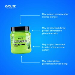 Evolite Nutrition Glutamine 400g Green Apple