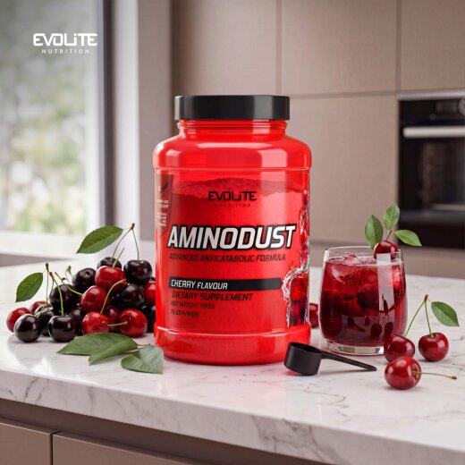 Evolite Nutrition Aminodust 1185g Cherry