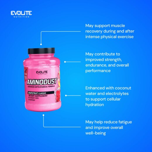 Evolite Nutrition Aminodust 1185g Grapefruit