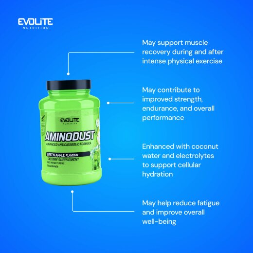 Evolite Nutrition Aminodust 1185g Green Apple