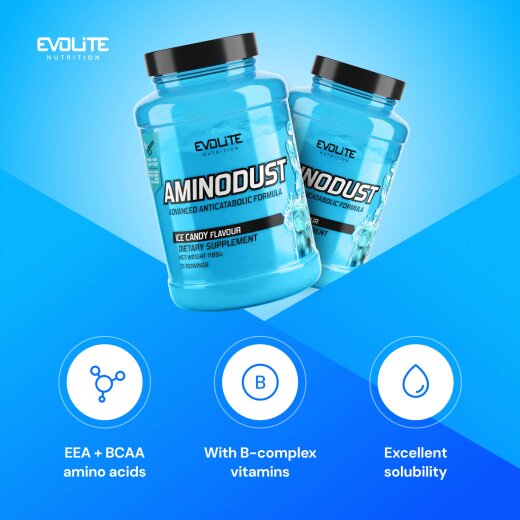 Evolite Nutrition Aminodust 1185g Ice Candy