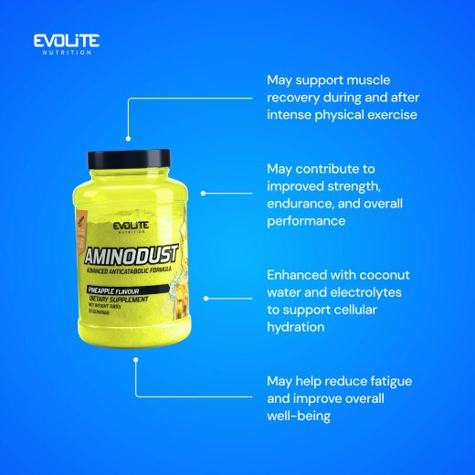 Evolite Nutrition Aminodust 1185g Pineapple