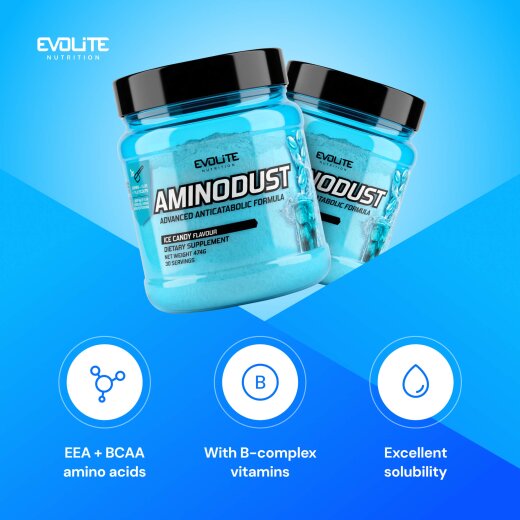 Evolite Nutrition Aminodust 474g Ice Candy