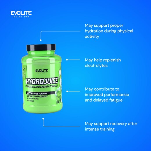 Evolite Nutrition Hydrojuice 1500g Green Apple