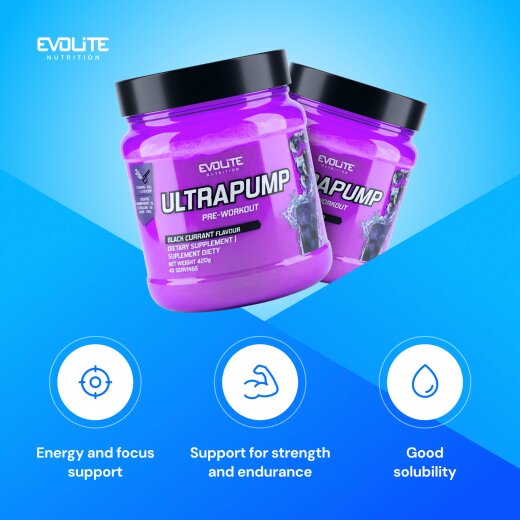 Evolite Nutrition Ultra Pump 420g Black Currant