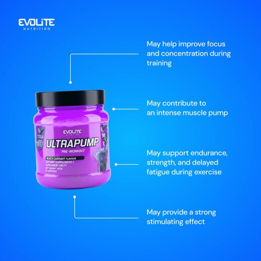 Evolite Nutrition Ultra Pump 420g Black Currant