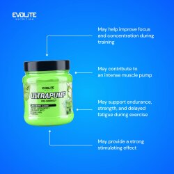 Evolite Nutrition Ultra Pump 420g Green Apple